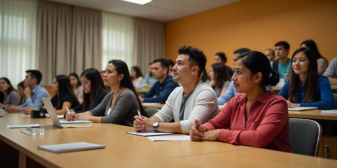 Alunos em sala de aula